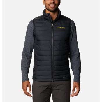 Columbia Collegiate Powder Lite - Oregon, Chaleco Negros Para Hombre | 251034-AXC